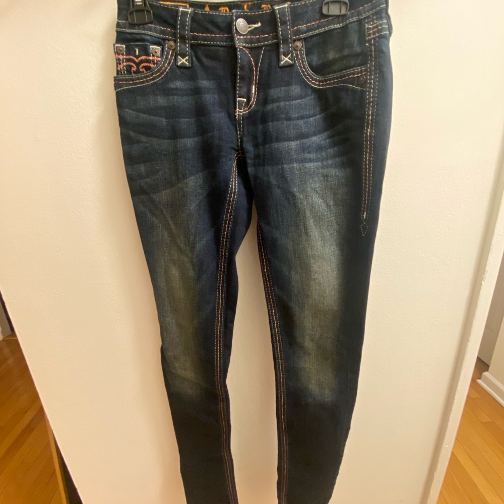 Rock Revival Dark Blue Skinny Jeans